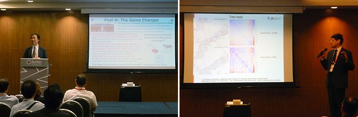 photo:Drs. Matsuoka and Ito presented at the Singapore-Japan Session at SCAsia 2019