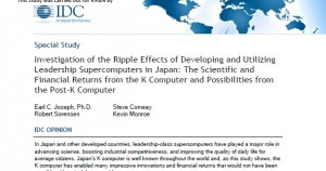 photo:A special study of the ripple effects of the K and the post-K (report by IDC)