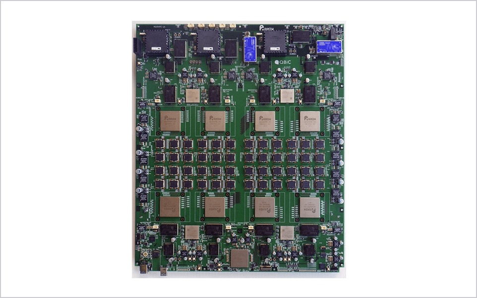 Picture of MDGRAPE-4A Board: 8LSIs
