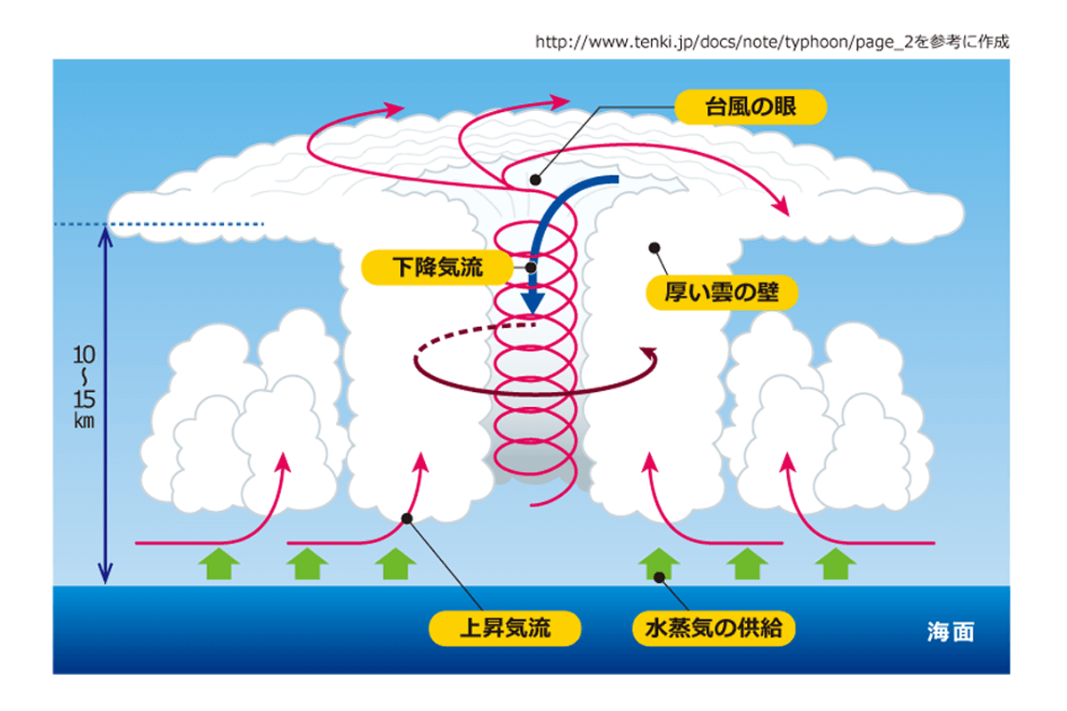 図１　台風の成長