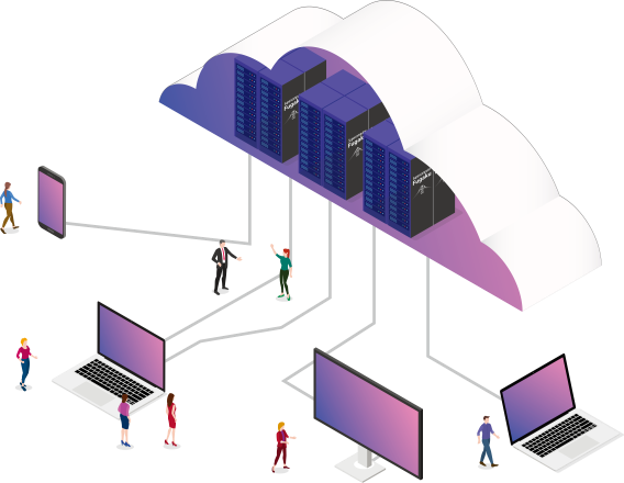 「富岳」のクラウド的利用イメージ画像