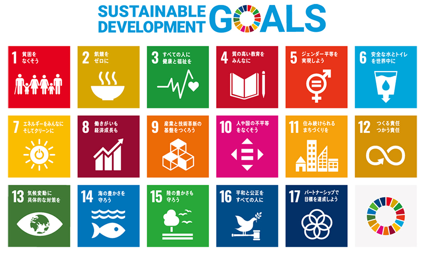 図：Sustainable Development Goals（持続可能な開発目標）