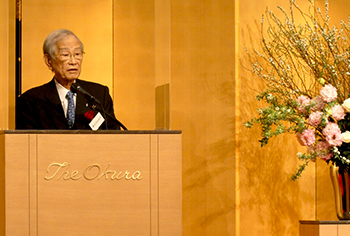 写真:理化学研究所 松本紘 理事長