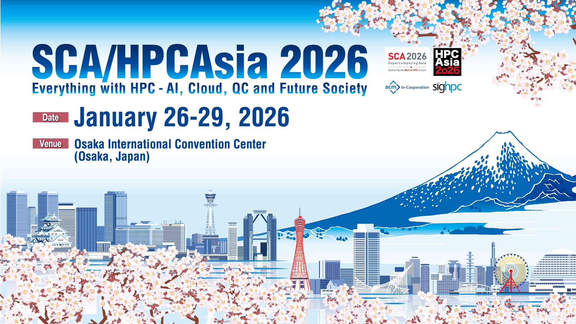 SCA/HPCAsia 2026 ウェブサイト